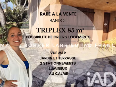 vente triplex 4 pièces