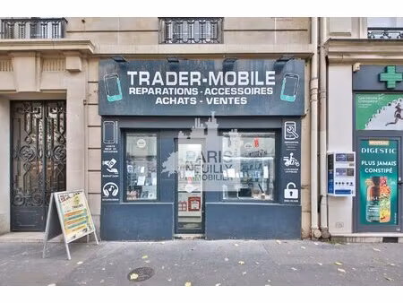 paris 17eme - jouffroy d'abbans / tocqueville - boutique sans pas de porte