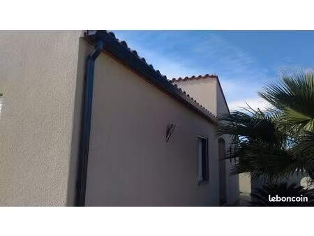 maison 4 pièces plain pied 3 faces 115m2 avec piscine