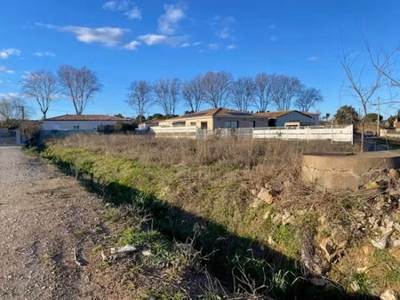 vente terrain 492 m² à pouzolles (34480)  92 200 €