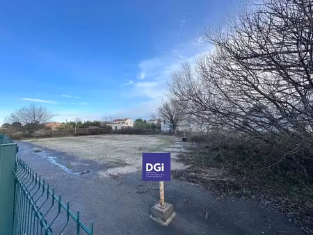 location terrain 1100 m2 ales