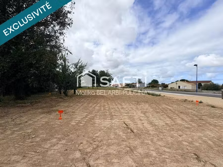 vente terrain 350 m² à saint-mathurin (85150)  94 800 €