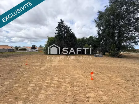vente terrain 371 m² à saint-mathurin (85150)  110 600 €