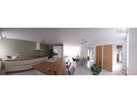 maison de plain-pied rénovée - jardin clôturé