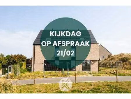 nieuwbouwwoning op gunstige ligging