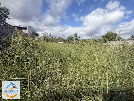 saint pierre 97410 - terrain plat et clôturé - secteur résid