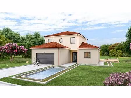 terrain avec maison neuve à vendre