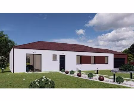 terrain avec maison neuve à vendre