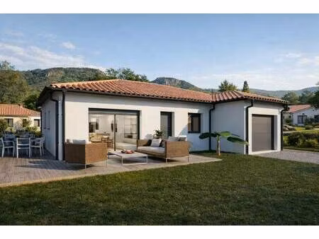 terrain avec maison neuve à vendre