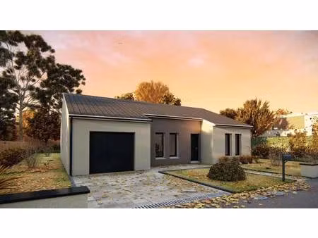 terrain avec maison neuve à vendre