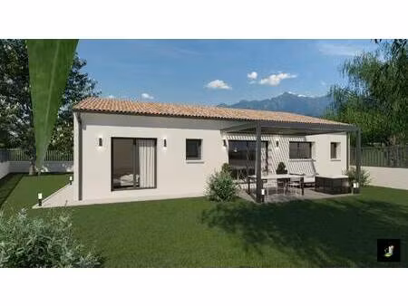 terrain avec maison neuve à vendre