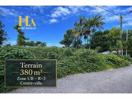 terrain constructible à vendre