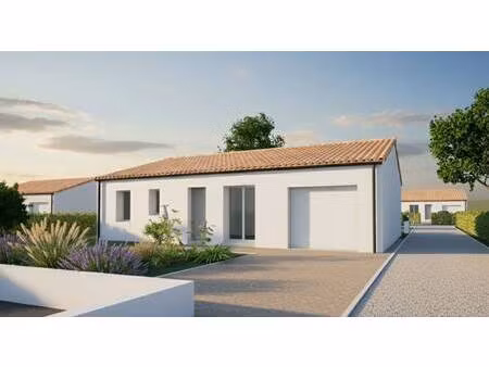 terrain avec maison neuve à vendre