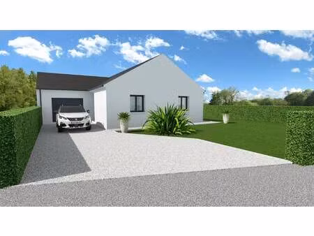 terrain avec maison neuve à vendre