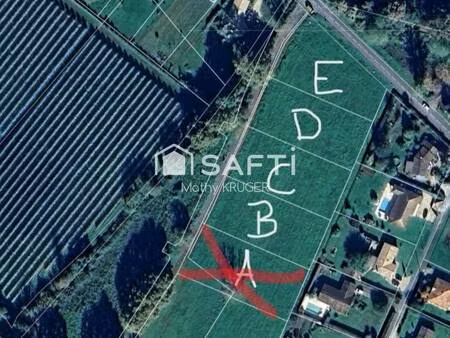 terrain constructible viabilisé à vendre