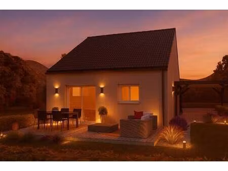 terrain avec maison neuve à vendre