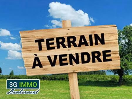 terrain constructible à vendre
