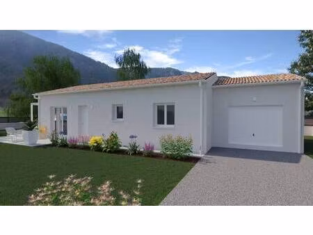 terrain avec maison neuve à vendre