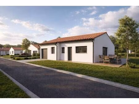 terrain avec maison neuve à vendre