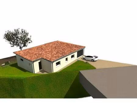 terrain avec maison neuve à vendre