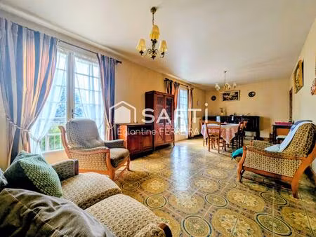 issoudun  pavillon t4 avec sous-sol et jardin