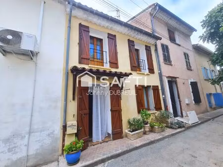 au luc-en-provence – maison de ville traversante t5 avec grand garage de 80m2