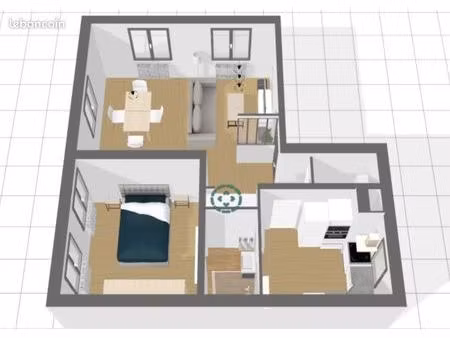 appartement t2 avec garage