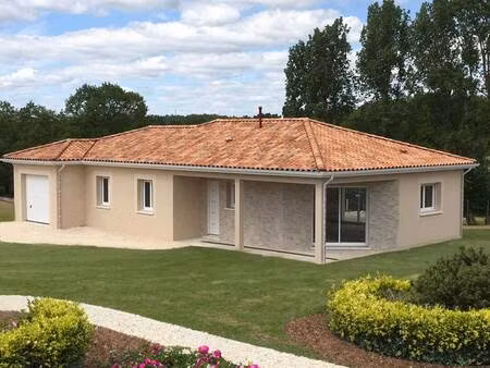 terrain avec maison neuve à vendre