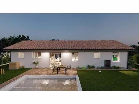 terrain avec maison neuve à vendre