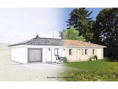 terrain avec maison neuve à vendre