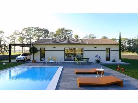 terrain avec maison neuve à vendre