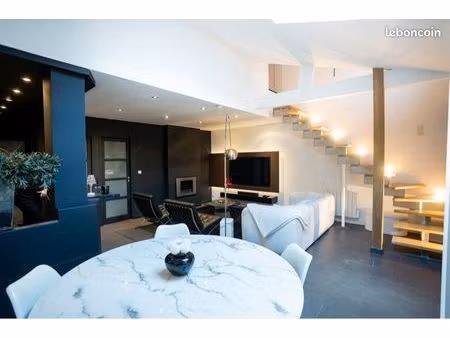appartement contemporain en duplex - résidence calme
