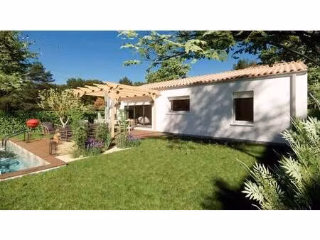 terrain avec maison neuve à vendre