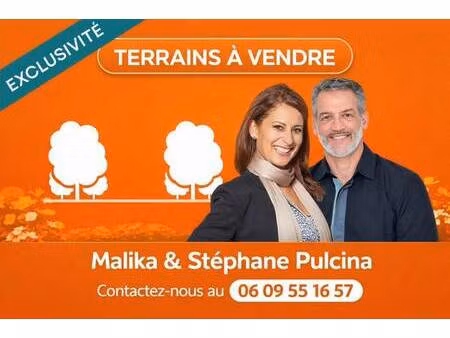 terrain constructible viabilisé à vendre