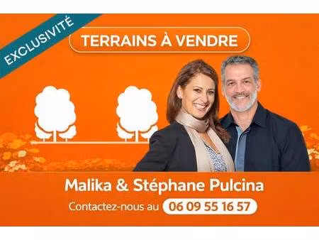 terrain constructible viabilisé à vendre