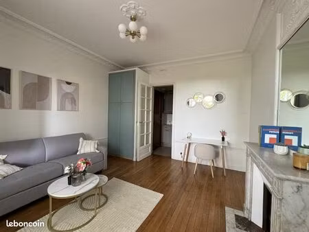 location studio meublé à louer 1 pièce 24 m² étage 2/5 à 94300 vincennes