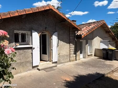 maison t3 avec grand garage et jardin