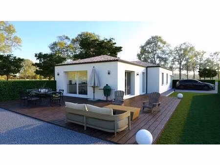 terrain avec maison neuve à vendre