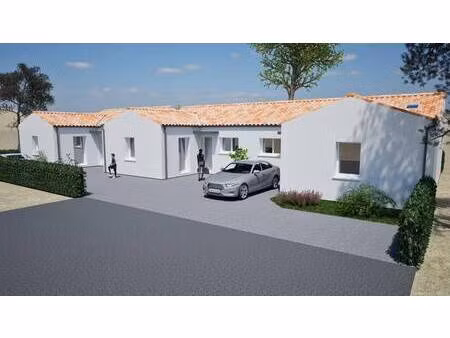 terrain avec maison neuve à vendre
