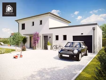 terrain avec maison neuve à vendre