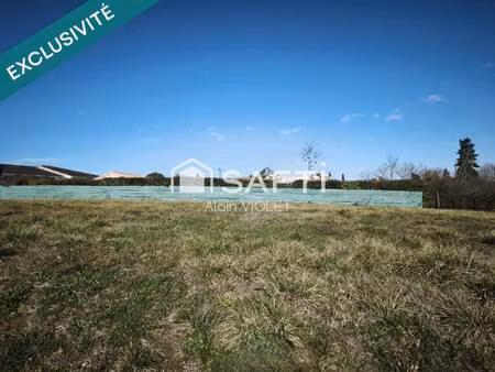 terrain constructible viabilisé à vendre