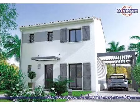 terrain avec maison neuve à vendre