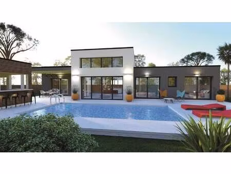 terrain avec maison neuve à vendre