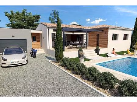 terrain avec maison neuve à vendre