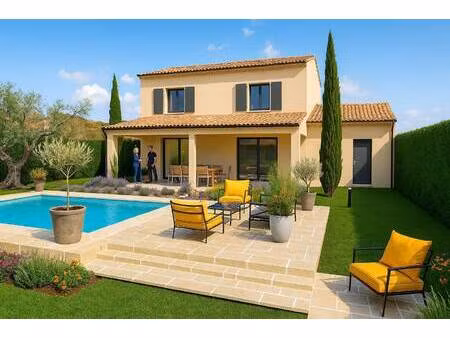 terrain avec maison neuve à vendre