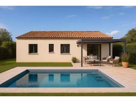 terrain avec maison neuve à vendre