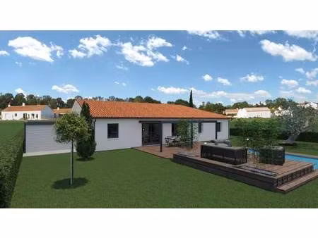 terrain avec maison neuve à vendre