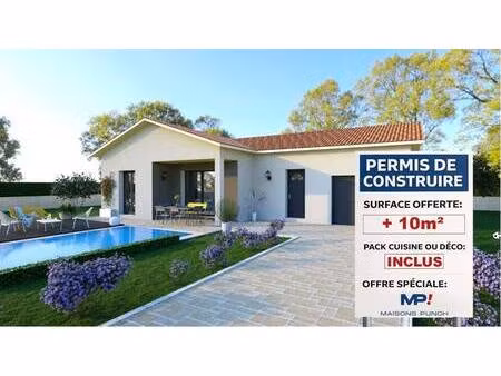 terrain avec maison neuve à vendre