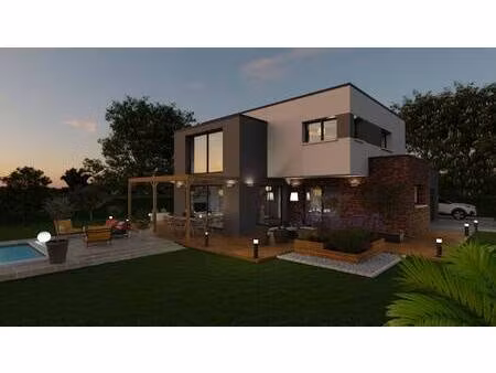 terrain avec maison neuve à vendre