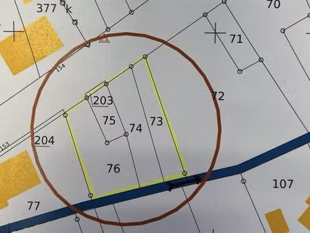 terrain constructible à vendre